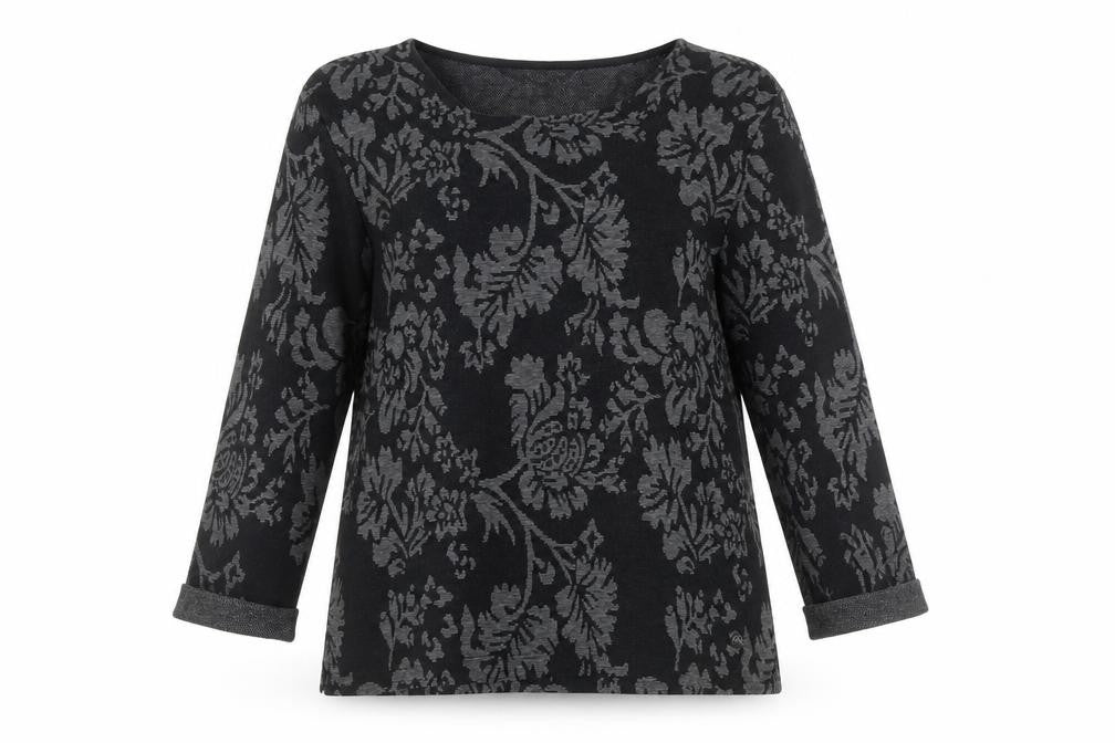 TIGI Women's Black Floral Jumper, Size 10