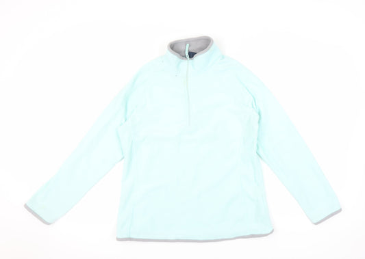 Mountain Warehouse Women's Blue Fleece Sweatshirt Size 14