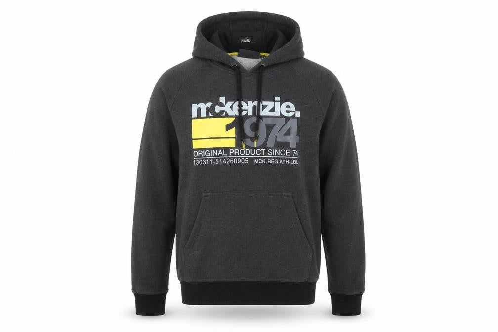 McKenzie Men's Grey Pullover Hoodie S