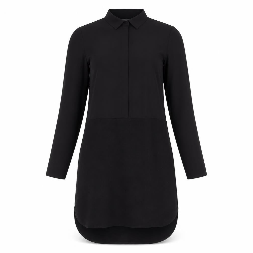 Laura Ashley Women's Black Shirt Dress Size 8