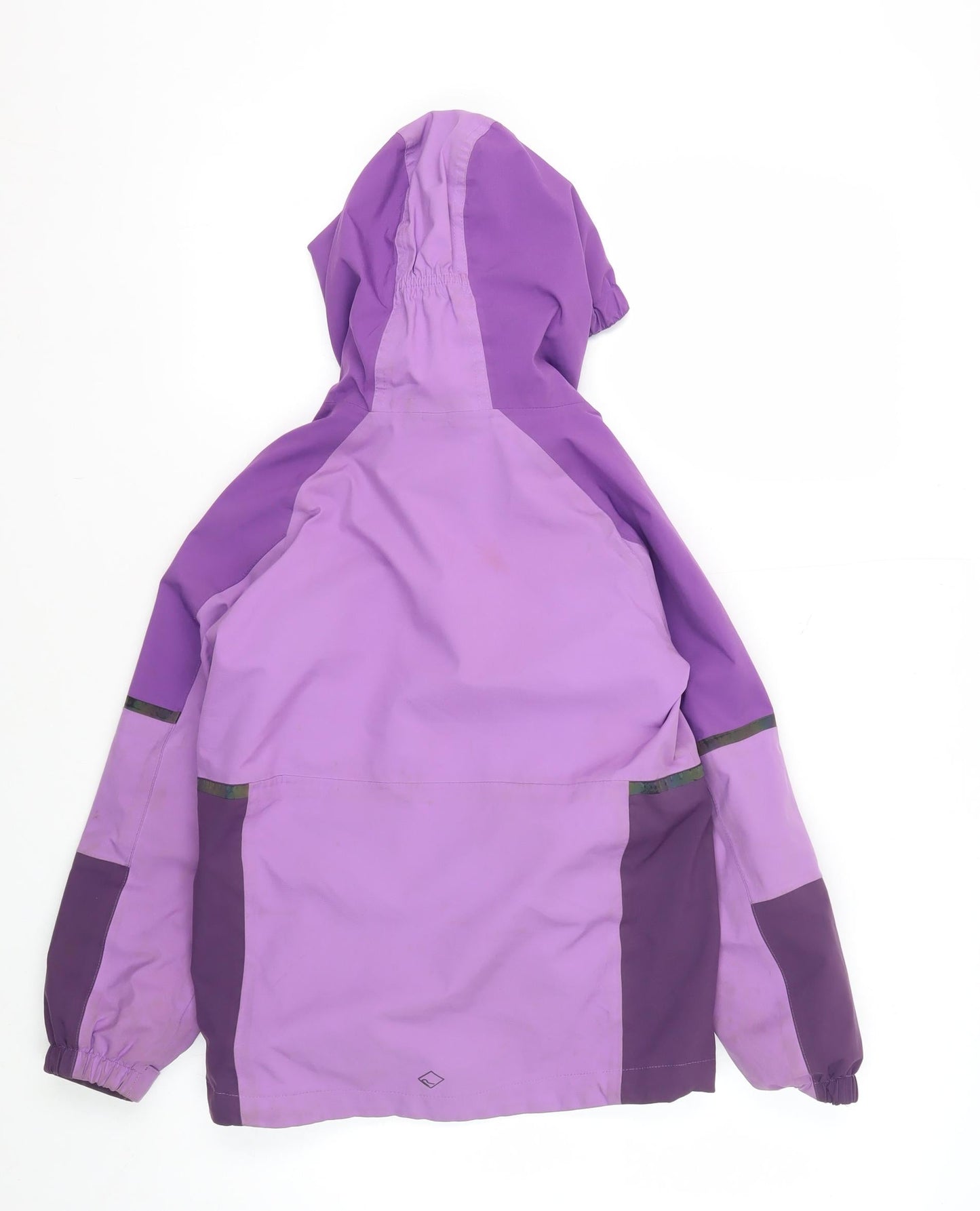 Regatta Girls Purple Puffer Jacket 10 Years - Hooded & Lined