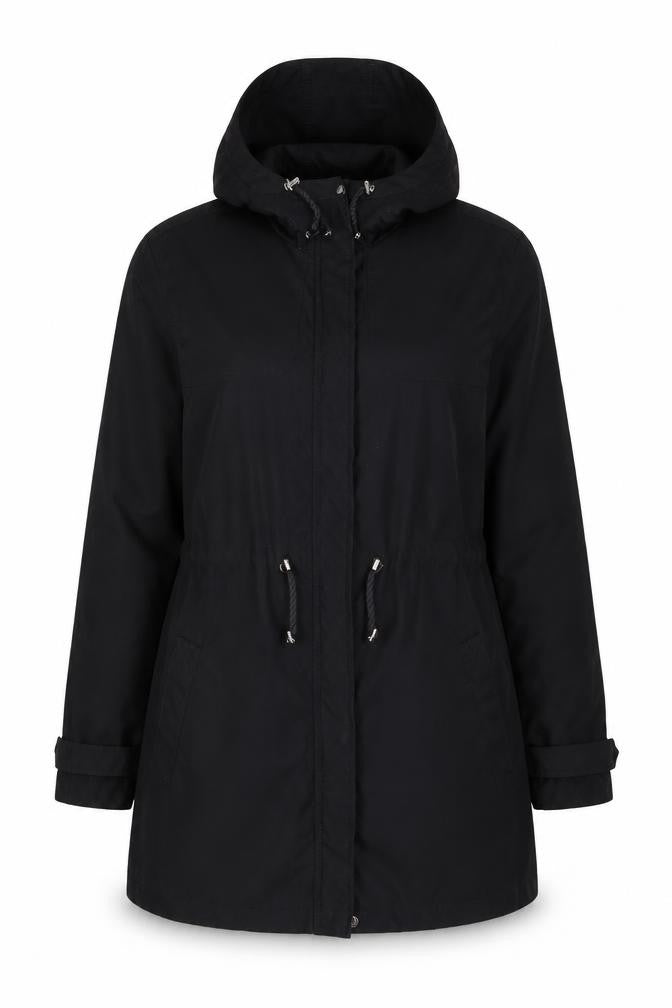 Lands' End Women's Black Anorak Jacket Size M