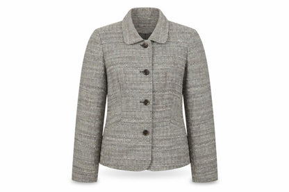 Next Women's Brown Bouclé Blazer Size 14