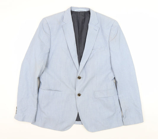 Burton Menswear Blue Blazer Medium Men's Jacket