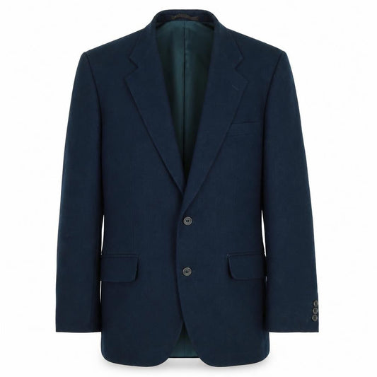 BHS Men's Blue 40 Long Wool Blazer