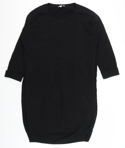 Gap Women's Black Knit Jumper, Size M, Round Neck