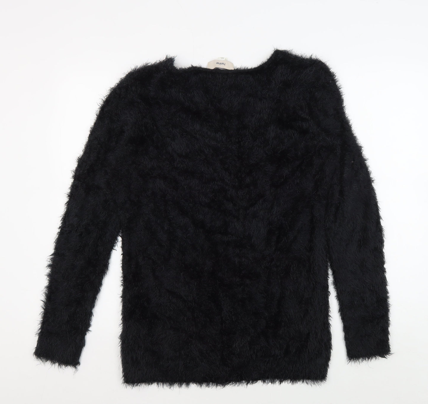 Heine Women's Black Long Sleeve Jumper Size 16
