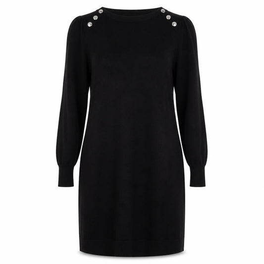Wallis Black Women's Long Sleeve Dress, Size S