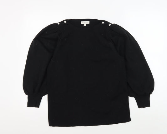 Monsoon Women's Black L Pullover Jumper Crew Neck