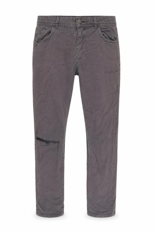 Zara Man Men's Grey Chino Trousers, Size M, Regular Fit