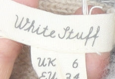 White Stuff Women's Grey Wool Pullover Jumper UK 6