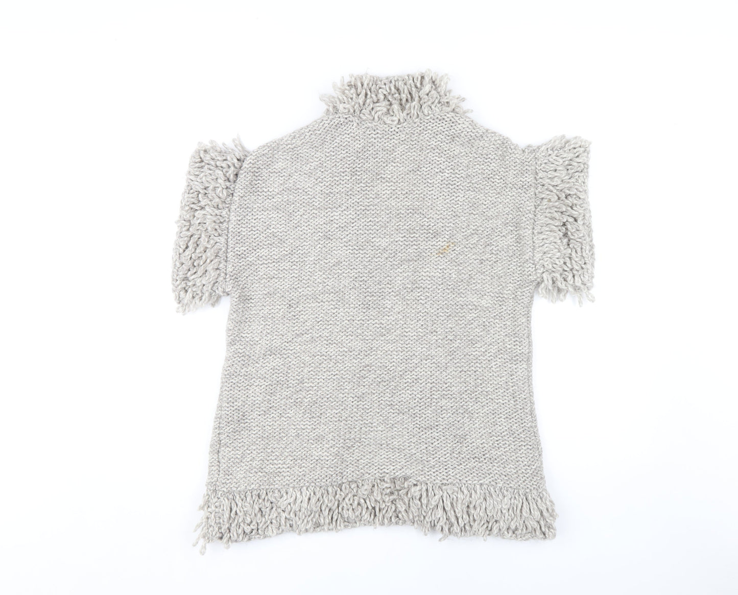 Marks & Spencer Women's Beige Cardigan M Short Sleeve Knit