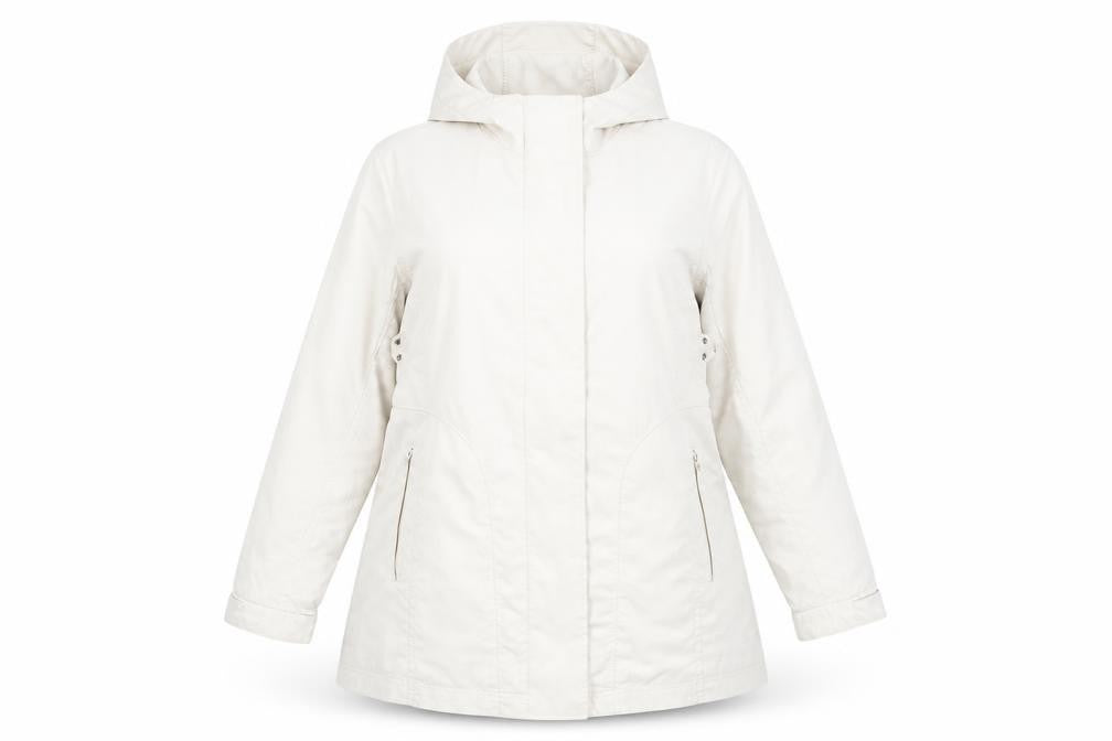 Gray & Osbourn Beige Hooded Women's Parka Size 16