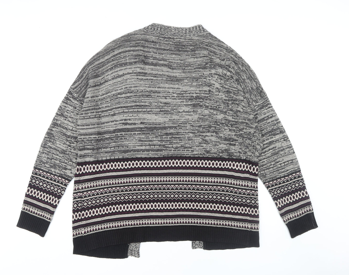Miss Selfridge Women's Grey Size 14 Cardigan
