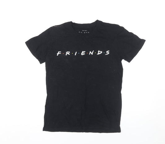 FRIENDS Black Unisex T-Shirt Small
