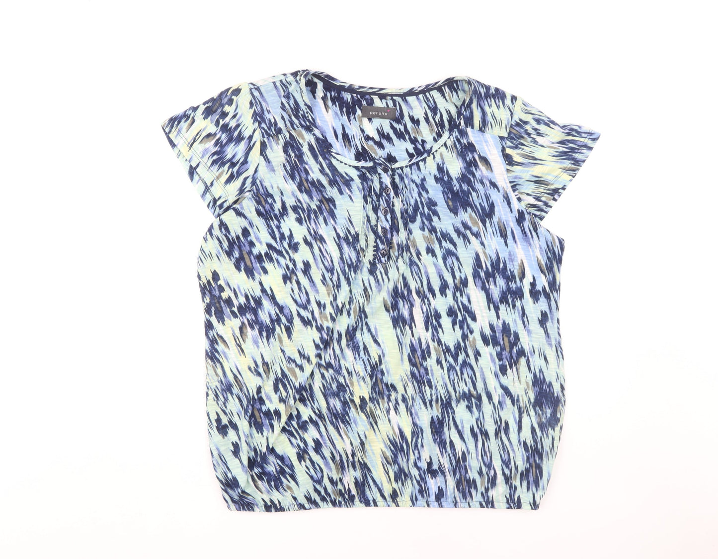 Marks and Spencer Women's Multicoloured Cap Sleeve Top