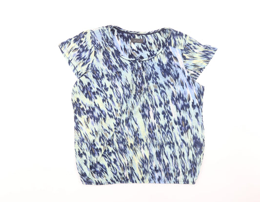 Marks and Spencer Women's Multicoloured Cap Sleeve Top