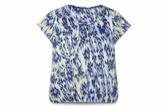 Marks and Spencer Women's Multicoloured Cap Sleeve Top