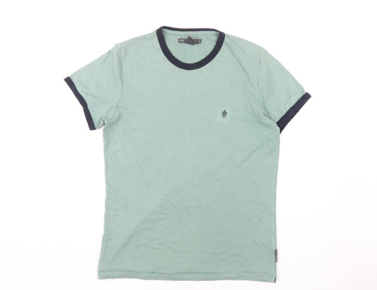 French Connection Men's Green Medium Crew Neck T-Shirt