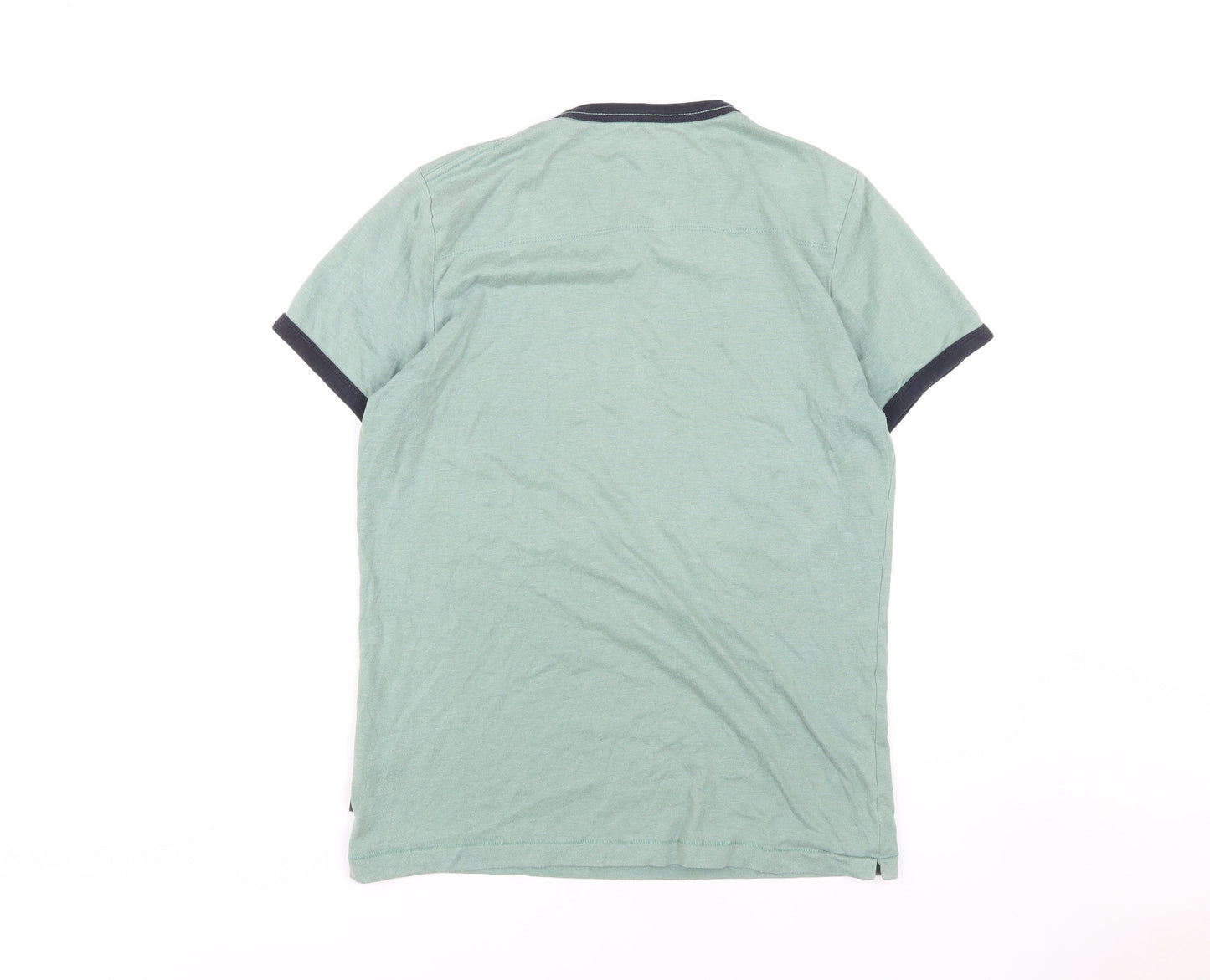 French Connection Men's Green Medium Crew Neck T-Shirt