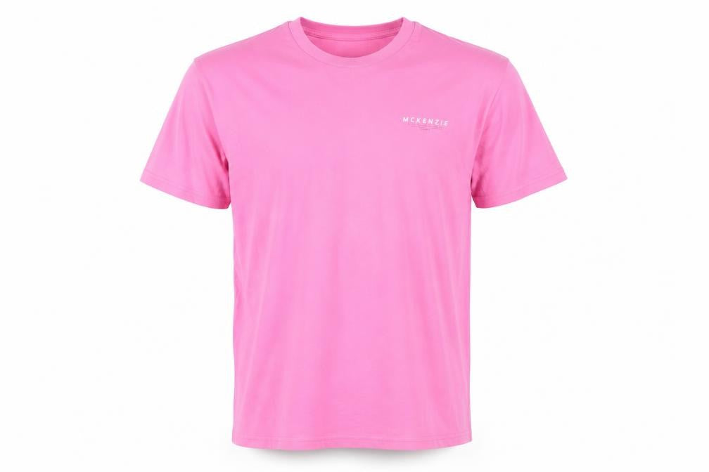 McKenzie Men's Pink Crew Neck T-Shirt - Size M