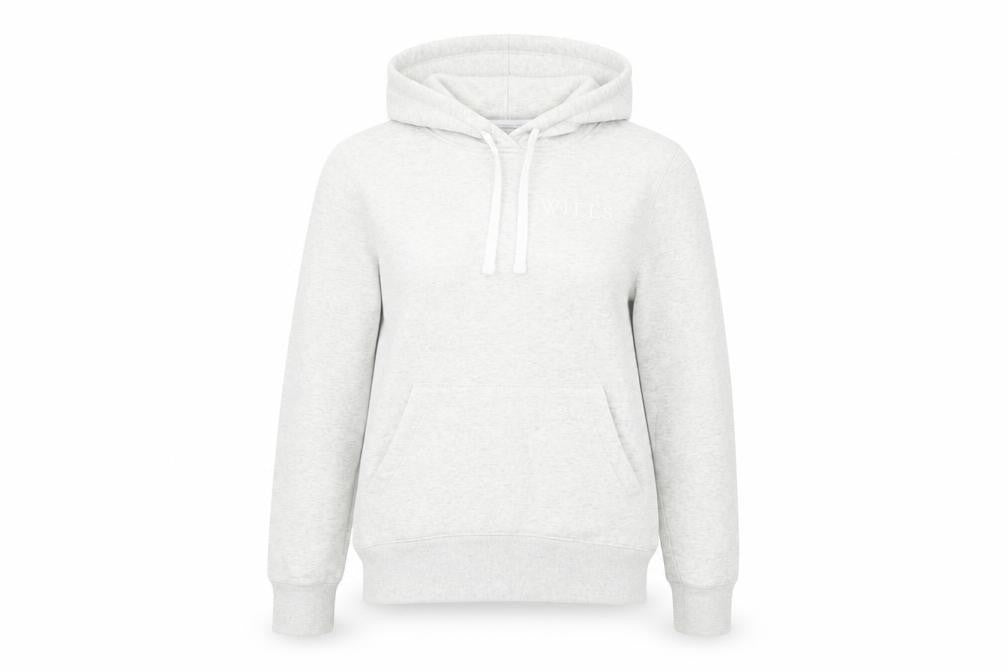 Jack Wills Unisex White Pullover Hoodie Size 6