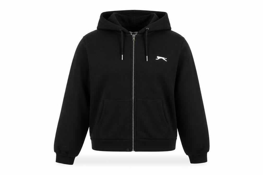 Slazenger Women's Black Full Zip Hoodie Size 10