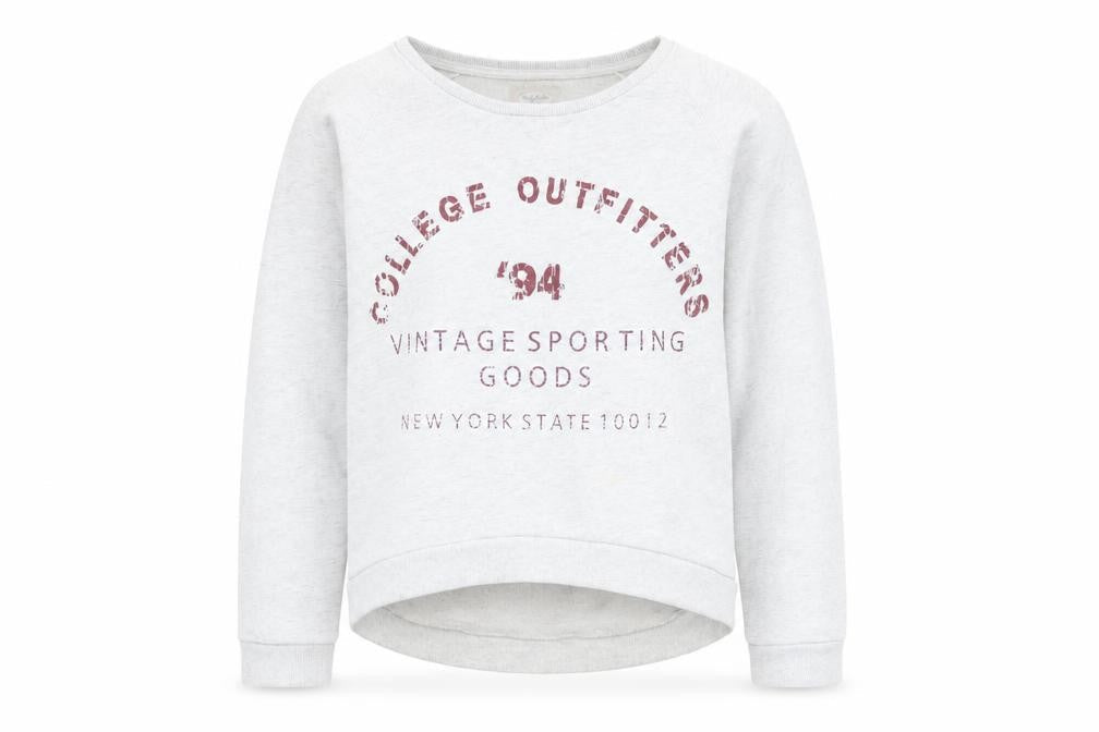 Candy Couture Girls White Pullover Sweatshirt, Size 15