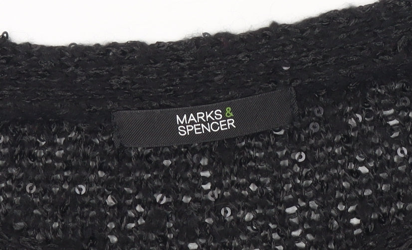 Marks and Spencer Women's Black Pullover Jumper