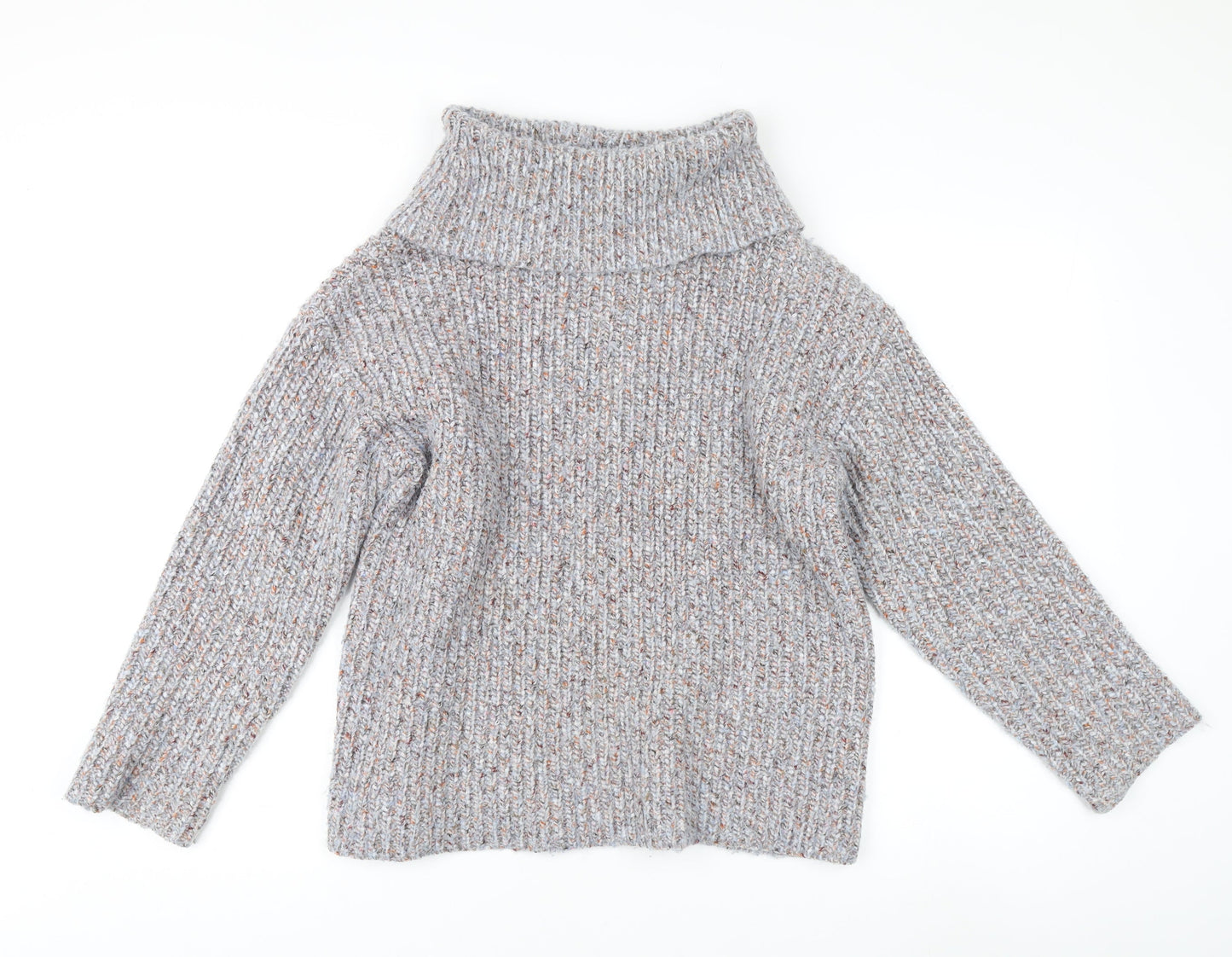 Great Plains Women's Multicoloured Roll Neck Pullover