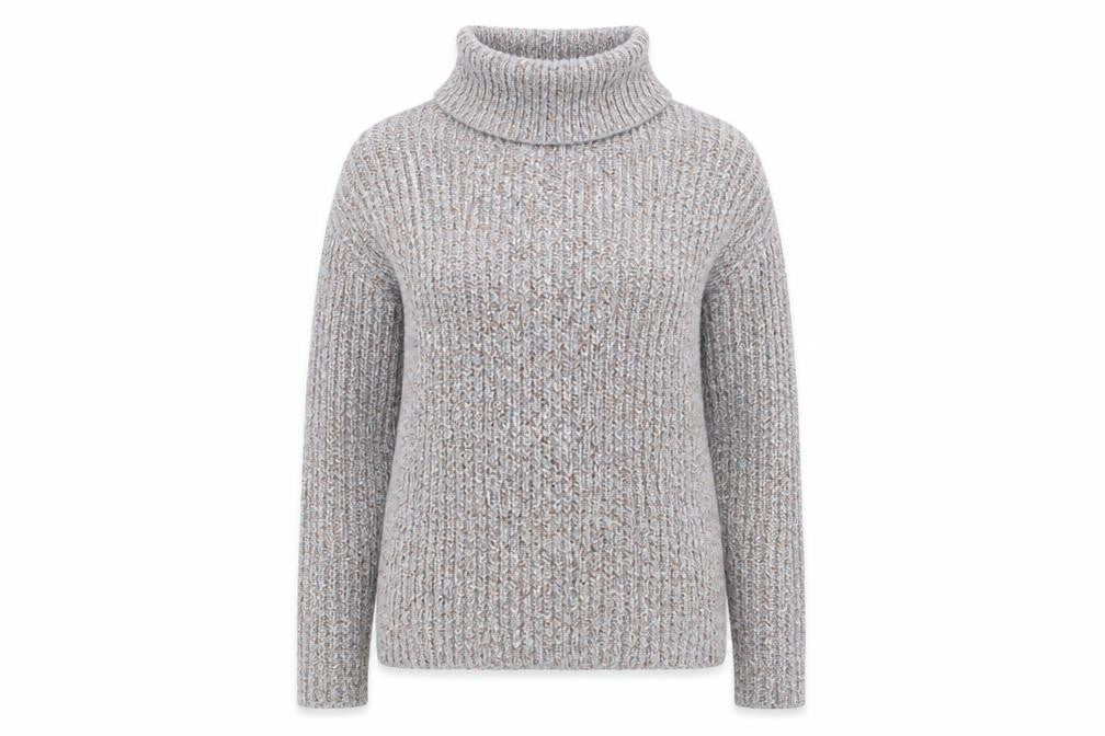 Great Plains Women's Multicoloured Roll Neck Pullover
