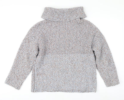 Great Plains Women's Multicoloured Roll Neck Pullover