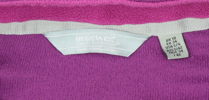 Regatta Women's Purple Fleece Jacket Size 10