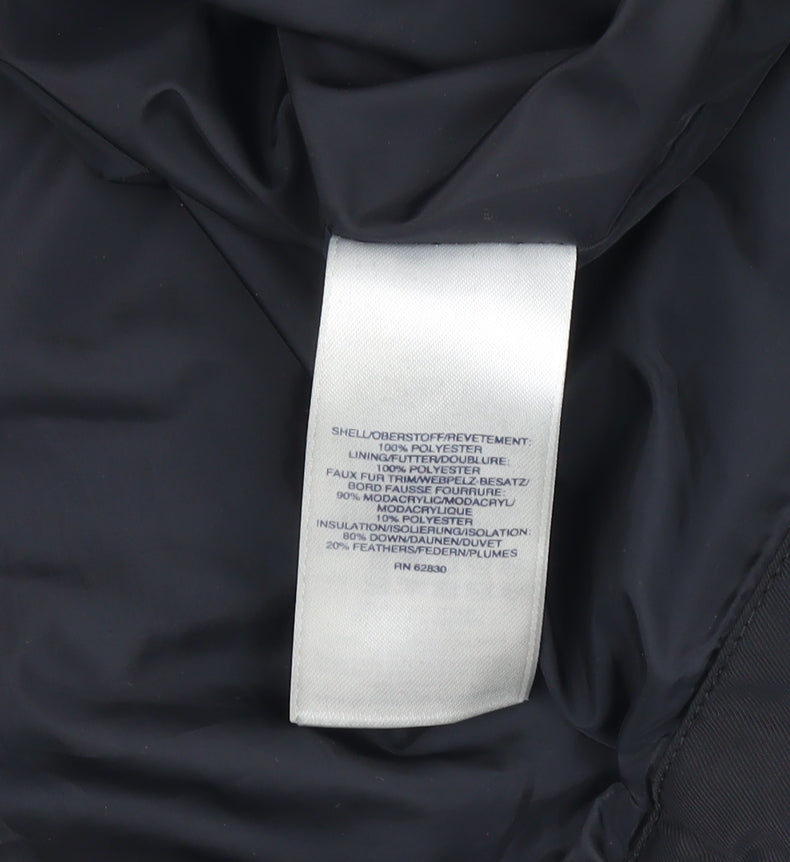 Lands' End Women's Black S Puffer Coat