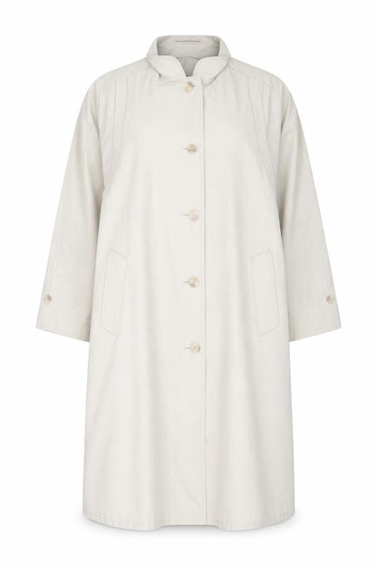 St Michael Women's Beige Long Coat Size 16 Vintage