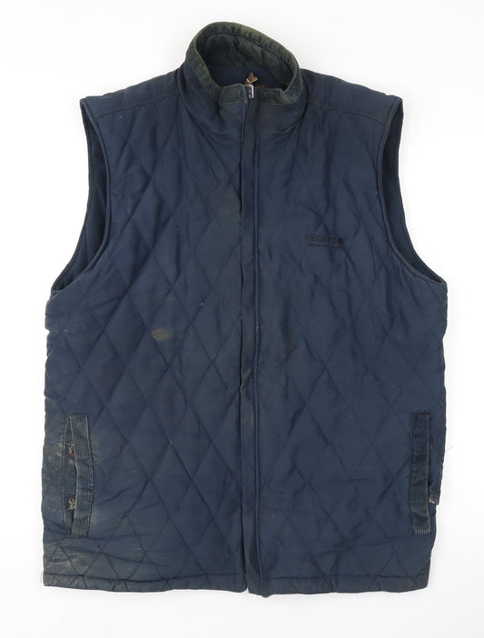 Regatta Men's Blue Quilted XL Waistcoat for Casual Outdoor