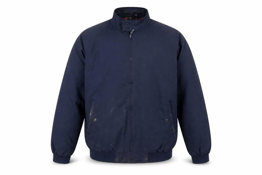 Carabou Men's Blue Bomber Jacket with Zipped Pockets