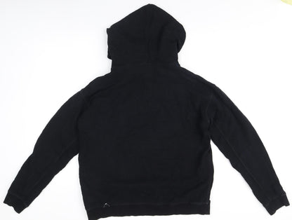 Back view of Ivy Park Women's Black Hooded jumper