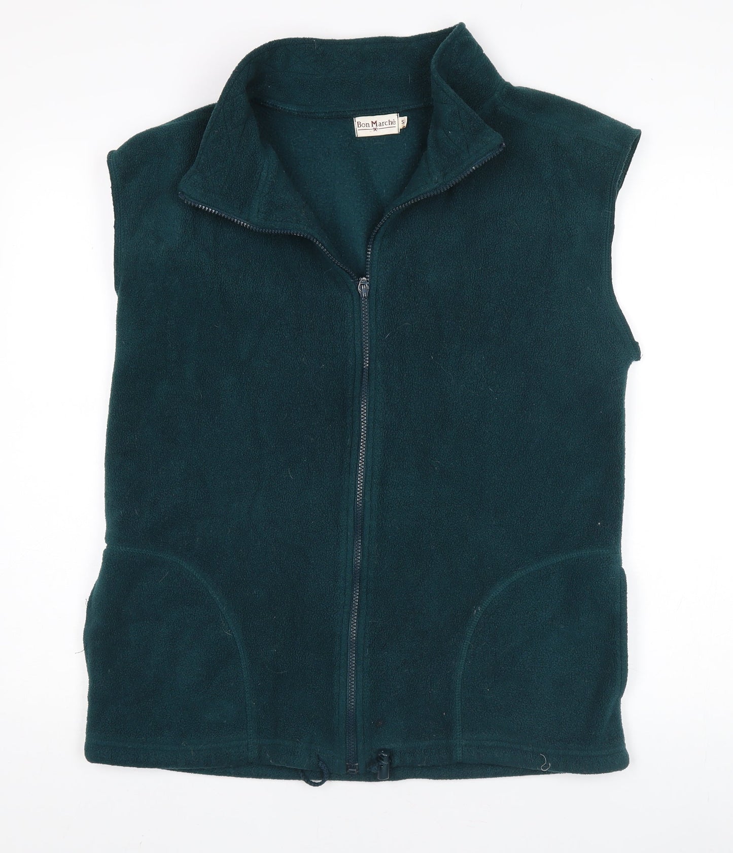 Bon Marché Unisex Green Fleece Waistcoat - S Casual