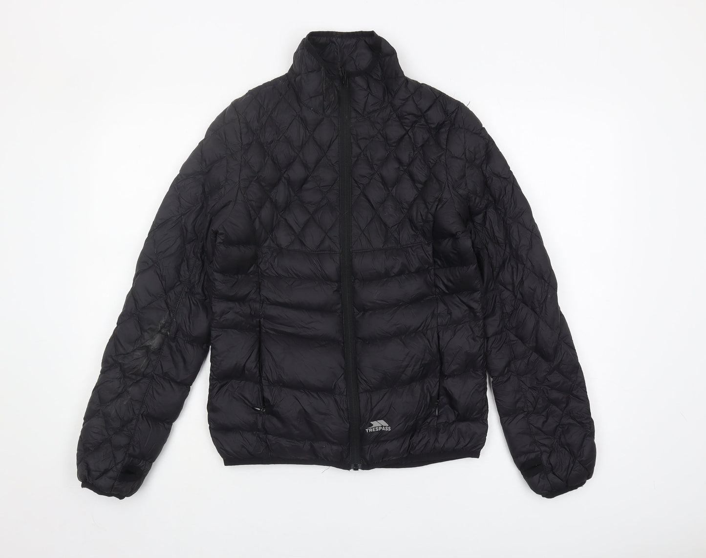Trespass Women's Black Puffer Jacket, Size S