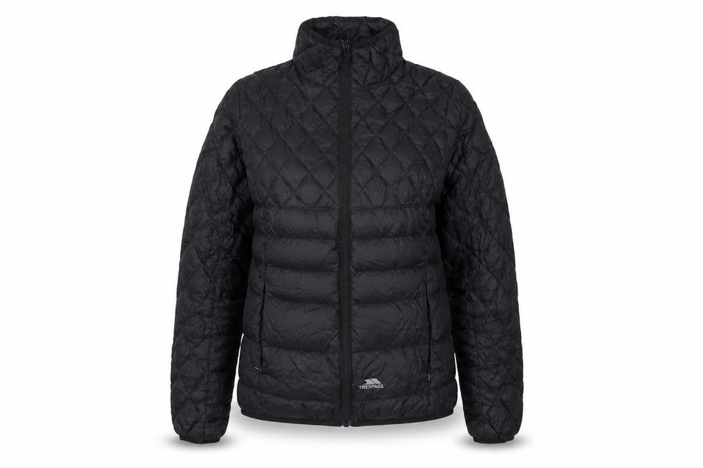 Trespass Women's Black Puffer Jacket, Size S