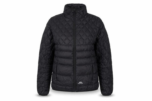 Trespass Women's Black Puffer Jacket, Size S