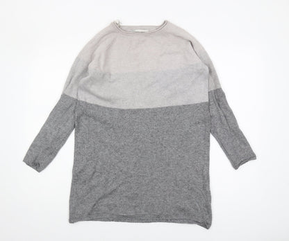 Additional front view of Only Women's Grey jumper, S, Long Sleeve