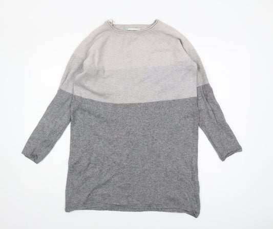 ONLY Women's Grey Pullover Jumper, S, Long Sleeve