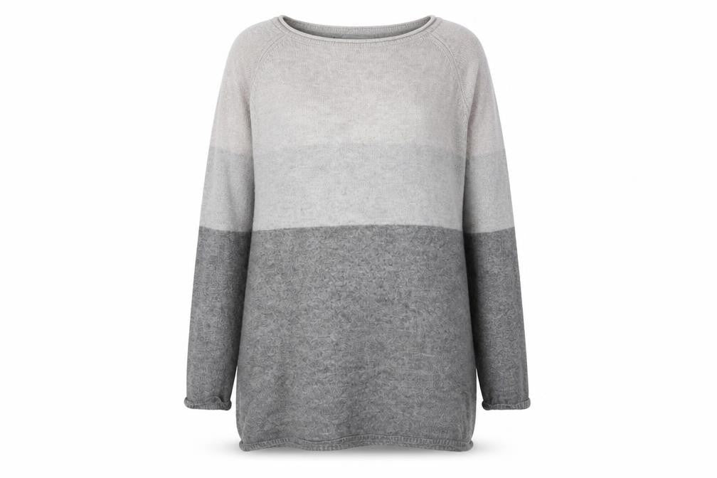 ONLY Women's Grey Pullover Jumper, S, Long Sleeve