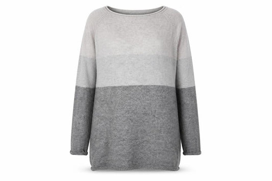 Front view of Only Women's Grey jumper, S, Long Sleeve