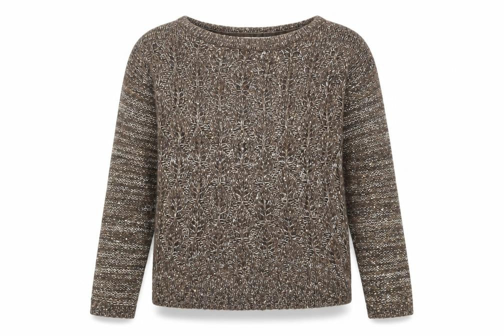 Rocha John Rocha Women's Brown Sequin Pullover Jumper Size 10