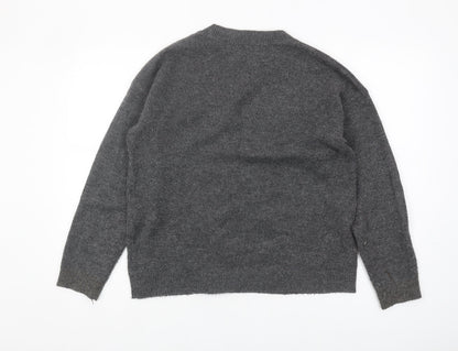 Next Women's Grey Sequin Pullover Jumper, Size M