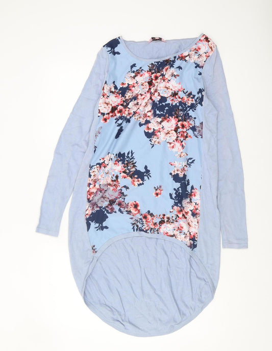 Phase Eight Women's Blue XS Tunic Jumper, Floral Jersey