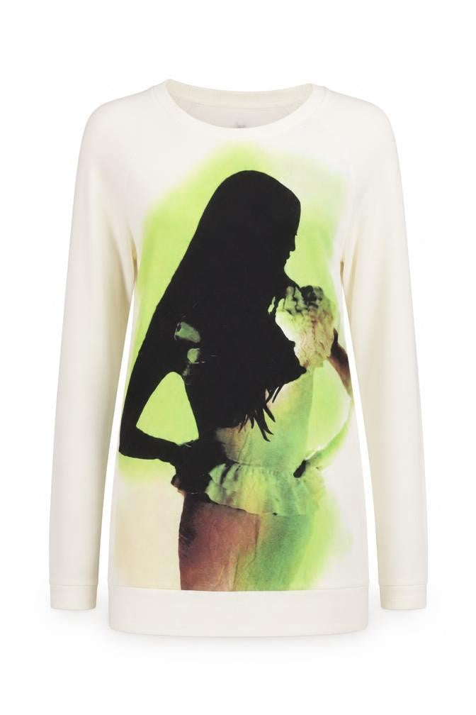 H&M Ivory Women's Jumper, Size 12, Long Sleeve
